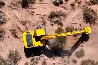 Arrancaron los trabajos en el sitio de inicio del gasoducto Néstor Kirchner