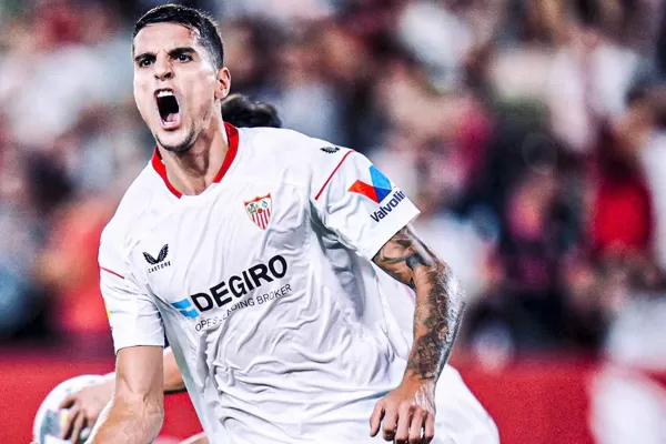 Lamela le dio el empate a Sevilla ante Valencia