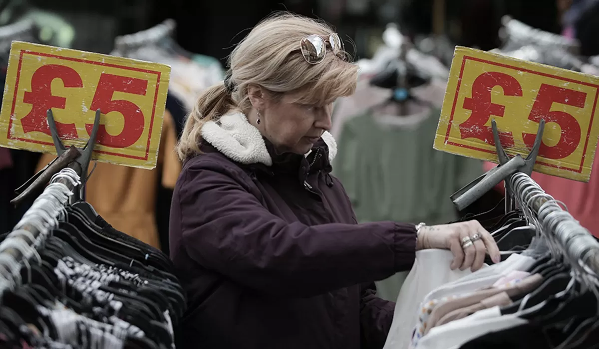 REGISTRO OFICIAL. La inflación interanual en el Reino Unido superó un 10%, la máxima en tres décadas.