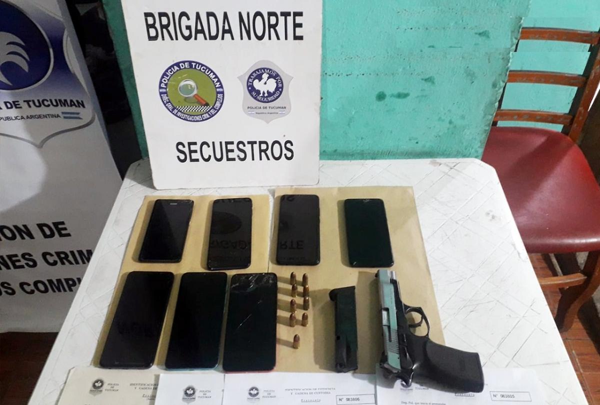 ARMA encontrada en la casa de la Viuda Negra. 