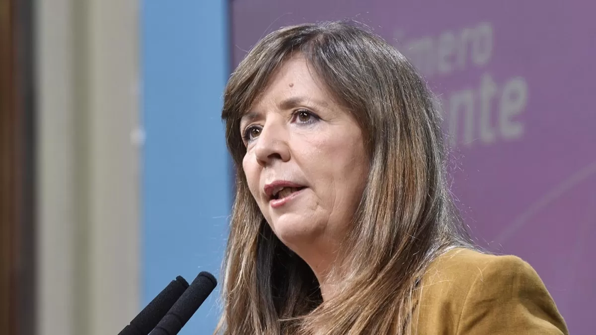 Gabriela Cerruti, portavoz de Presidencia.