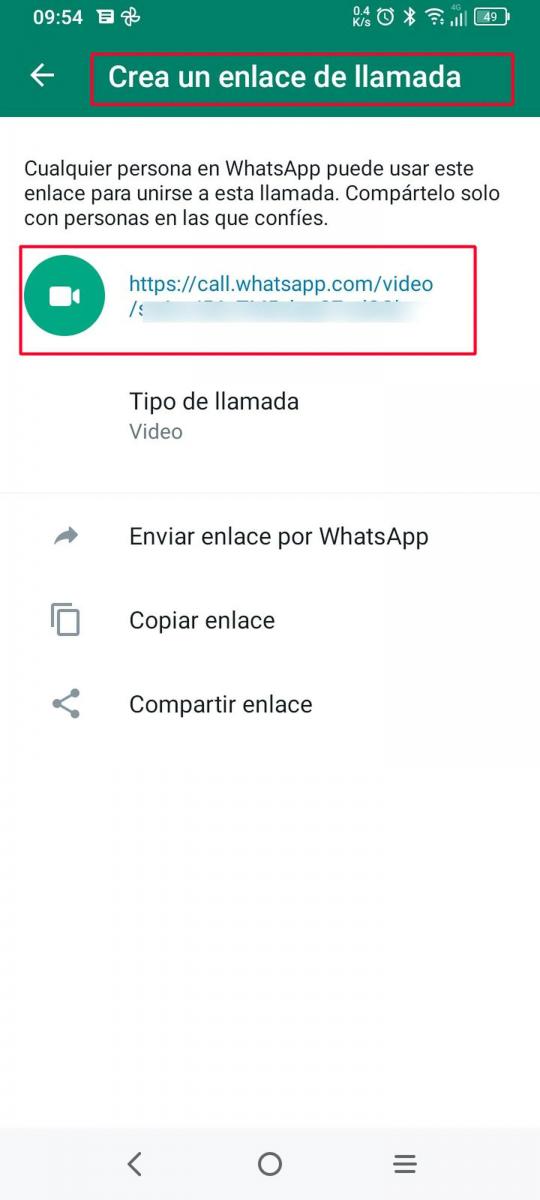 WhatsApp: conocé el paso a paso para usar los nuevos enlaces de llamadas