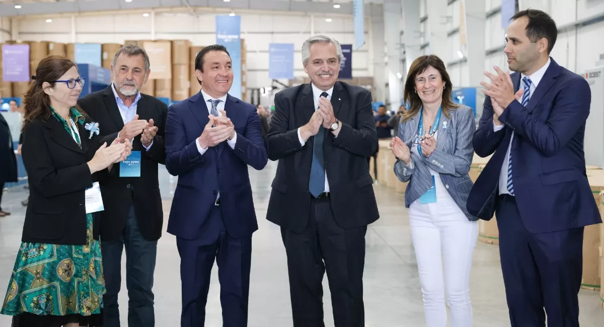 EXPO PYME BNA. El jefe de Estado participó hoy en la inauguración. Foto de Presidencia de la Nación.