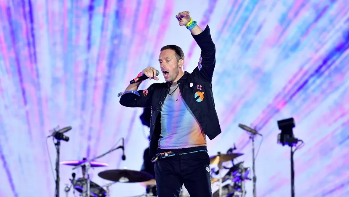 Chris Martin saludó a sus fans argentinos