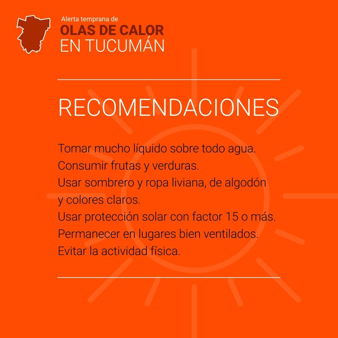 Tucumán, un horno: Cómo reconocer y actuar ante casos de agotamiento y golpe de calor