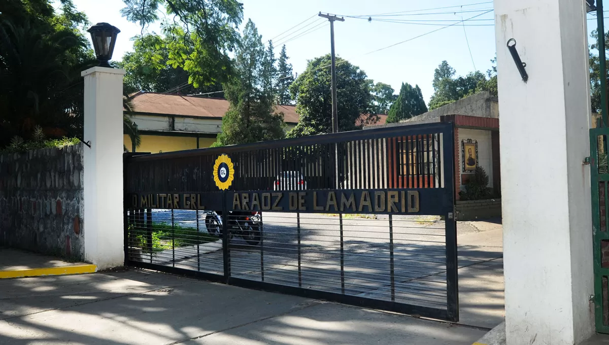 DURANTE UNA ACTIVIDAD. El alumno del Liceo Militar permanecía internado en un sanatorio privado.