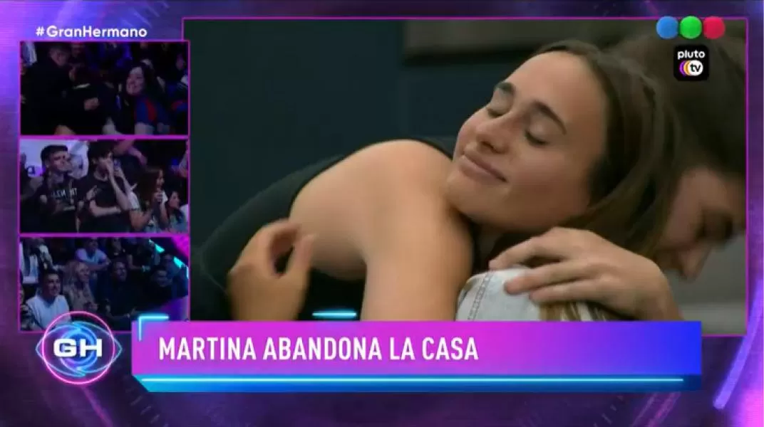 Martina quedó eliminada de Gran Hermano