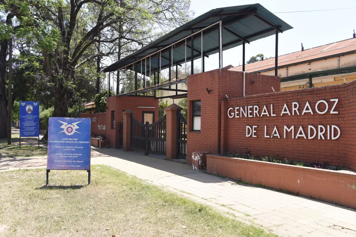 EL LUGAR. El adolescente estaba con la escuadra de básquet cuando le cayó la rama en la cabeza. LA GACETA/FOTO DE JOSÉ NUNO