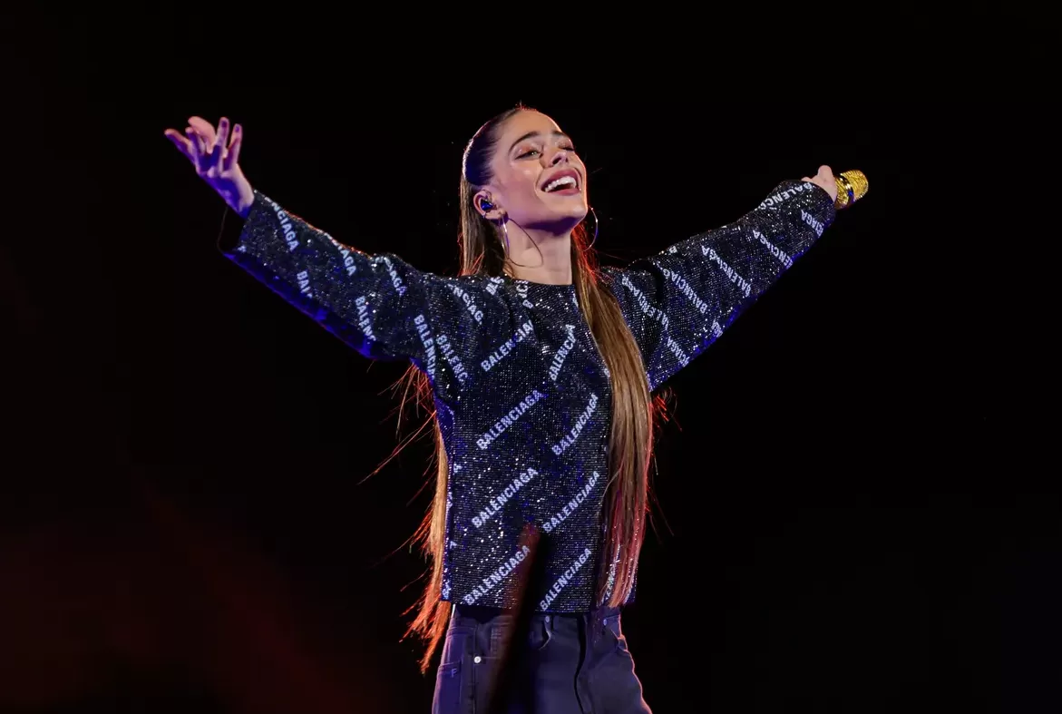 Tini Stoessel cantó con Coldplay en el estadio de River