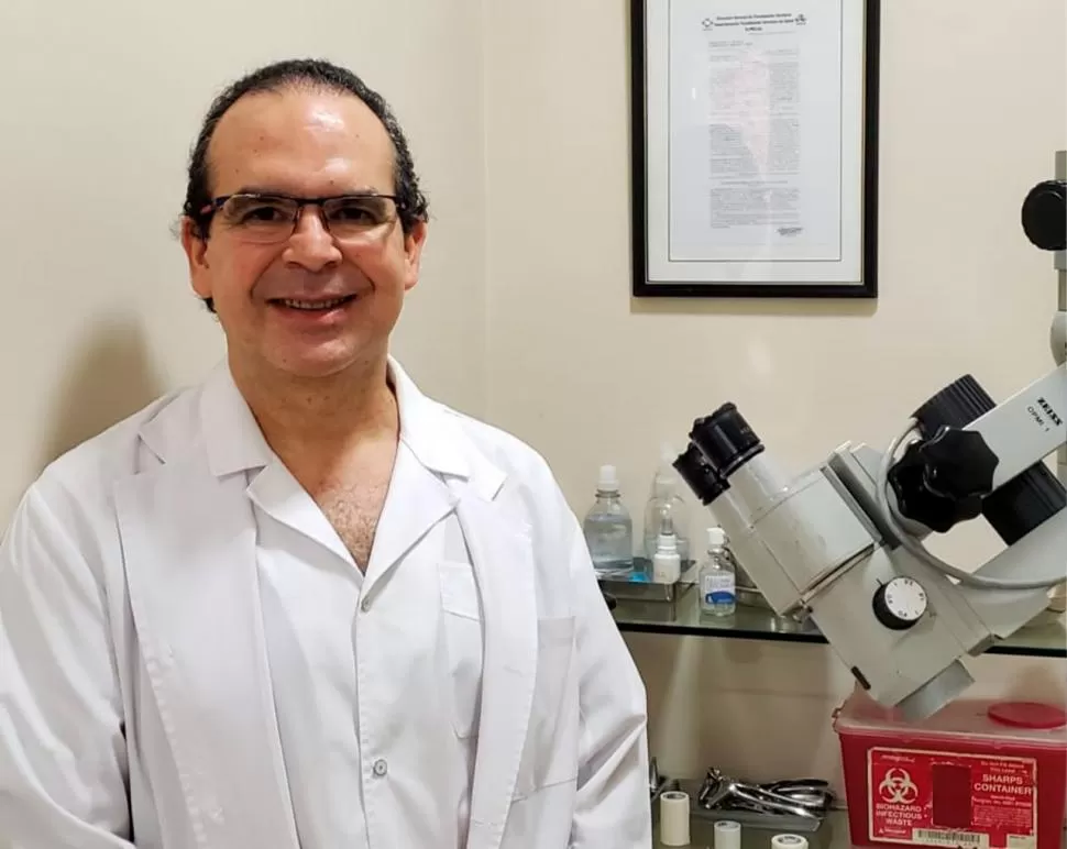 ÚLTIMO ADIÓS. El doctor Luna Pastore fue velado ayer, hasta las 16 horas, en las salas de la Empresa Flores. 