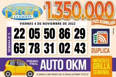 Los Números de Oro de LA GACETA