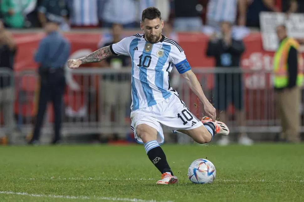 LA GRAN ESPERANZA. Lionel Messi buscará ganar su primera Copa del Mundo. 