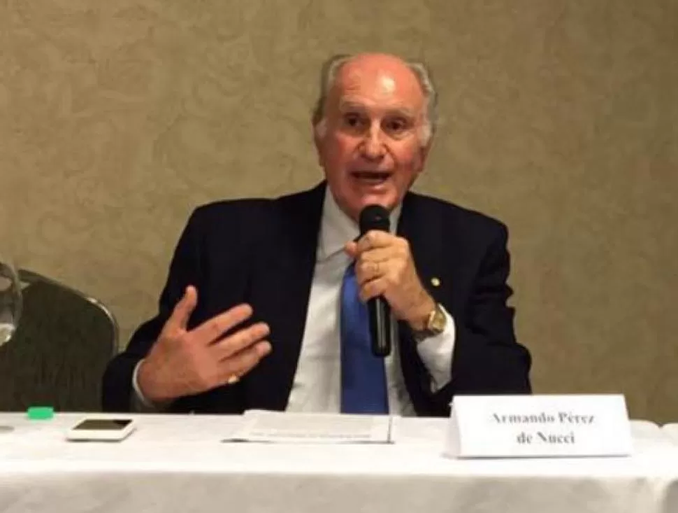 PÉREZ DE NUCCI. Fue médico, escritor y hasta incursionó en política. 