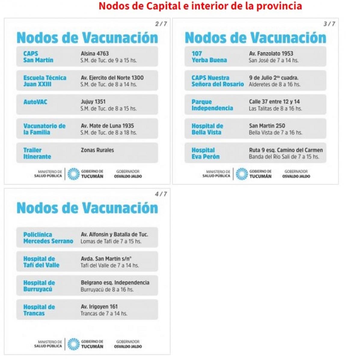 Covid-19: arrancó la vacunación del tercer refuerzo y dieron a conocer los nodos