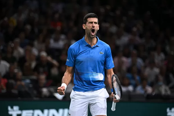 Novak Djokovic se metió en la final del Masters 1000 de París