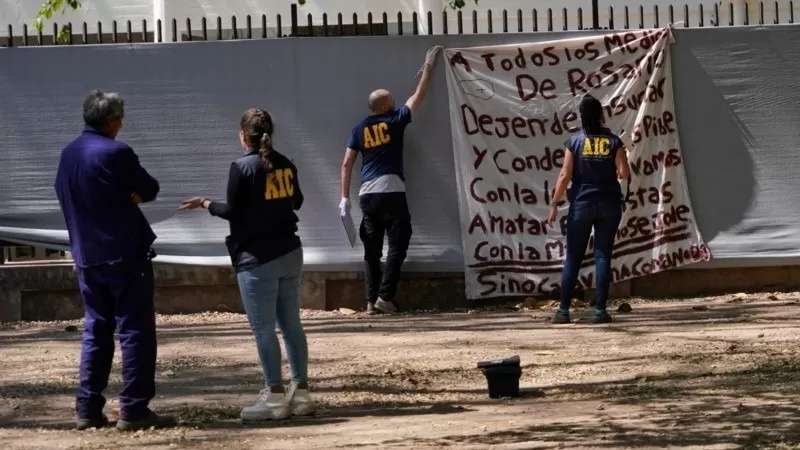 Amenaza contra un canal de Rosario el año pasado. ARCHIVO  