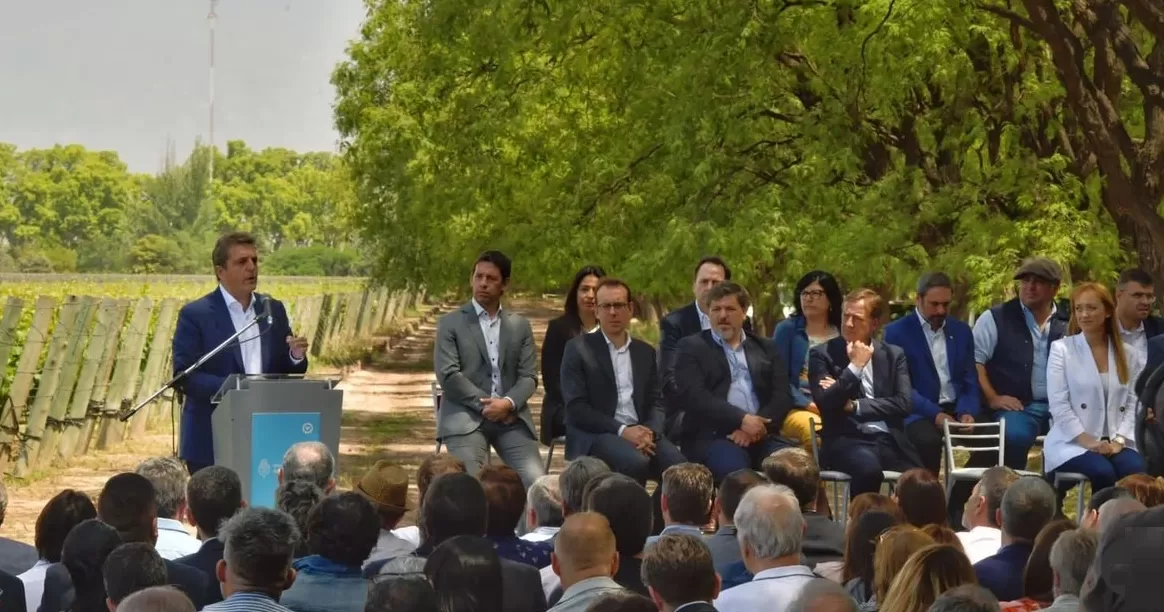 SERGIO MASSA EN MENDOZA. 