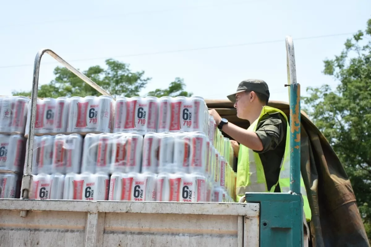 Secuestran 783.840 litros de cerveza de contrabando