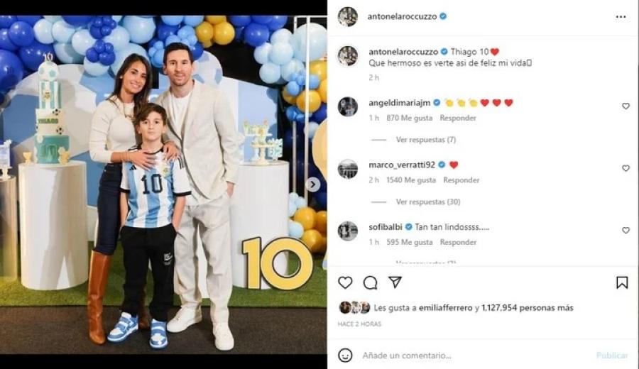 Fotos: el cumpleaños temático de Thiago Messi y el increíble look de Antonela Roccuzzo