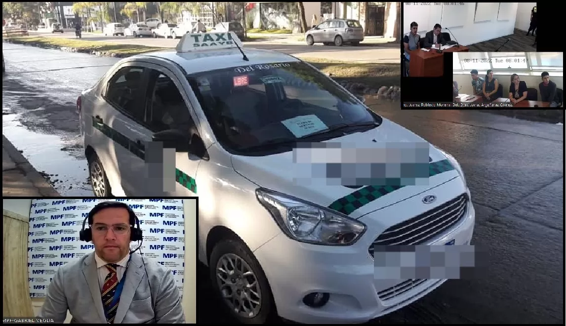 Usó el taxi de su padre para salir a robar  y terminó condenado