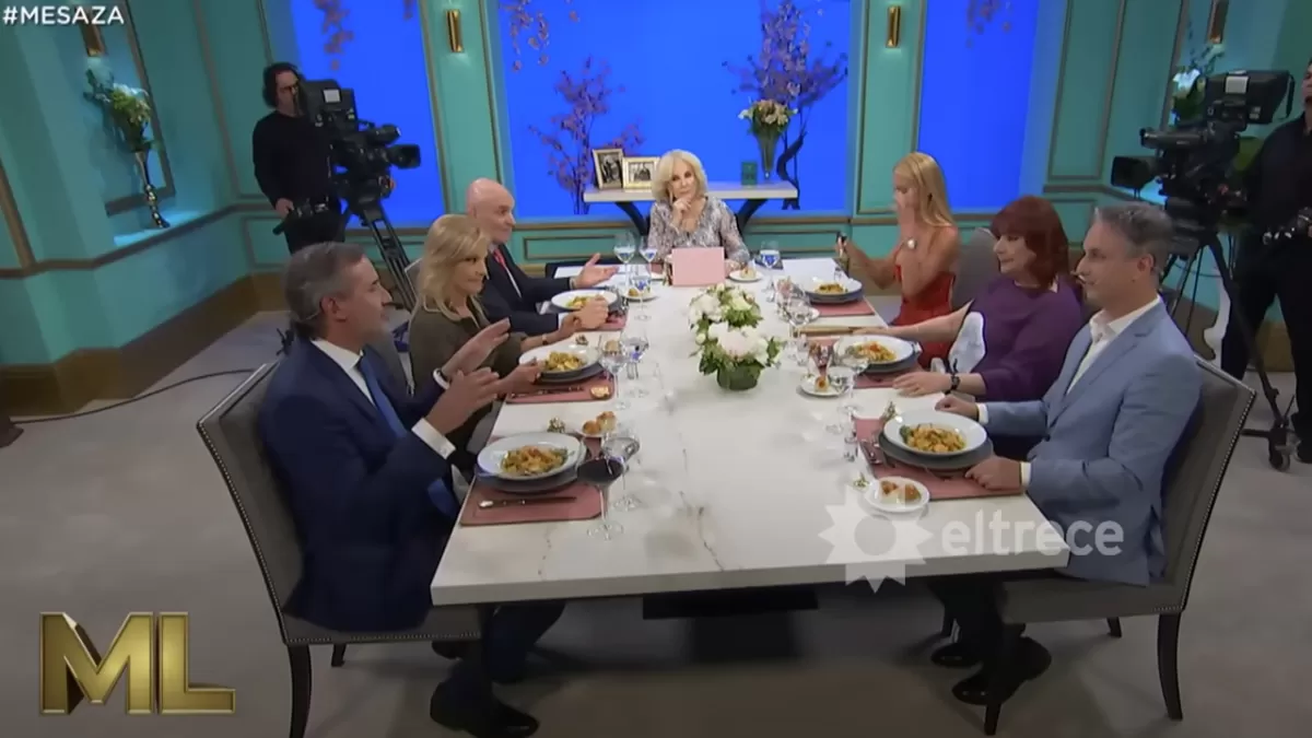 La noche de Mirtha. Captura de video