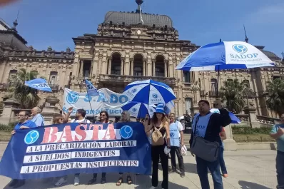 En Sadop respondieron a Lichtmajer y afirmaron una adhesión al paro del 65%