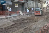 La obra de la semipeatonal de calle 9 de Julio finalizaría en diciembre