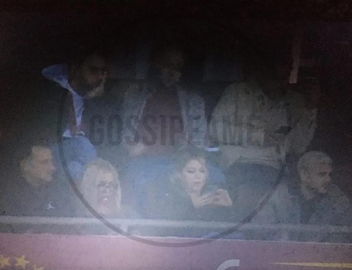 Wanda Nara fue vista con Mauro Icardi en el estadio del Galatasaray.