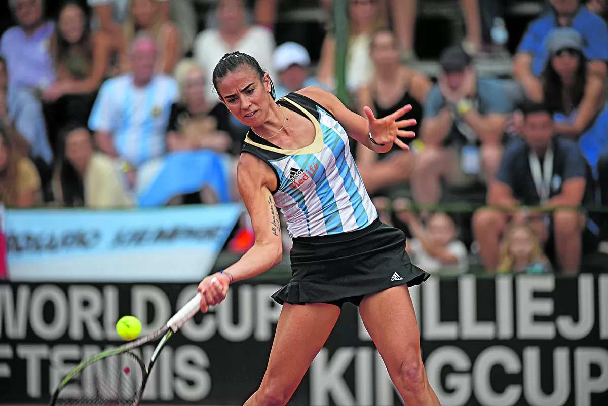 CUMPLIÓ. La derecha potente de Ormaechea se destaca. Las capitanas depositaron su confianza en ella y no defraudó.