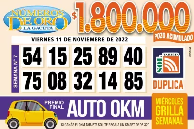 Los Números de Oro de LA GACETA