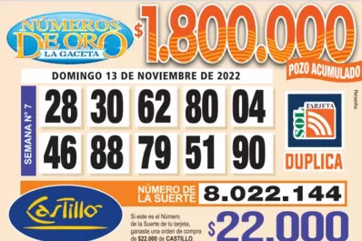 Los Números de Oro de LA GACETA