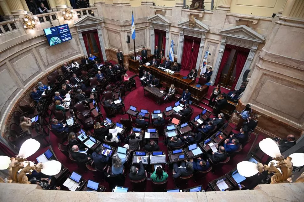 DEBATE QUE SE PREVÉ EXTENSO. El oficialismo del Senado tendría los números para aprobar el presupuesto. 