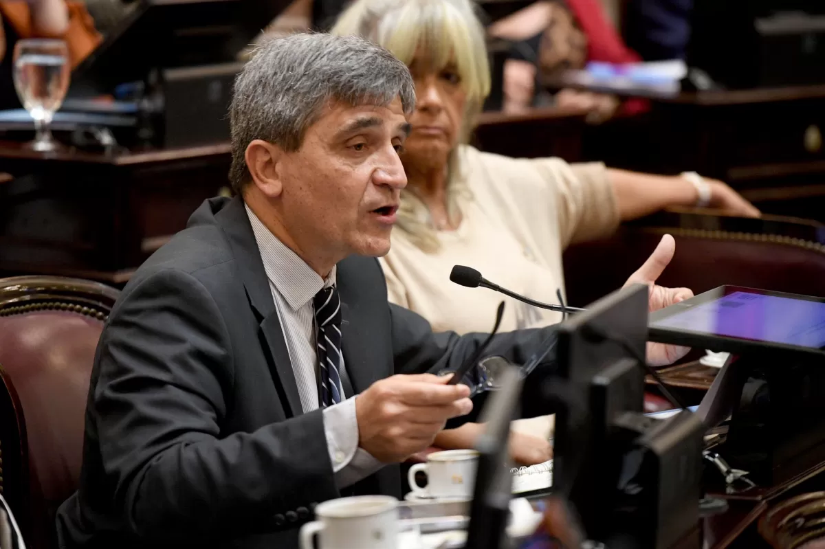 PABLO YEDLIN. El diputado defendió a Doñate y apuntó contra la Corte por no respetar los criterios de los bloque.