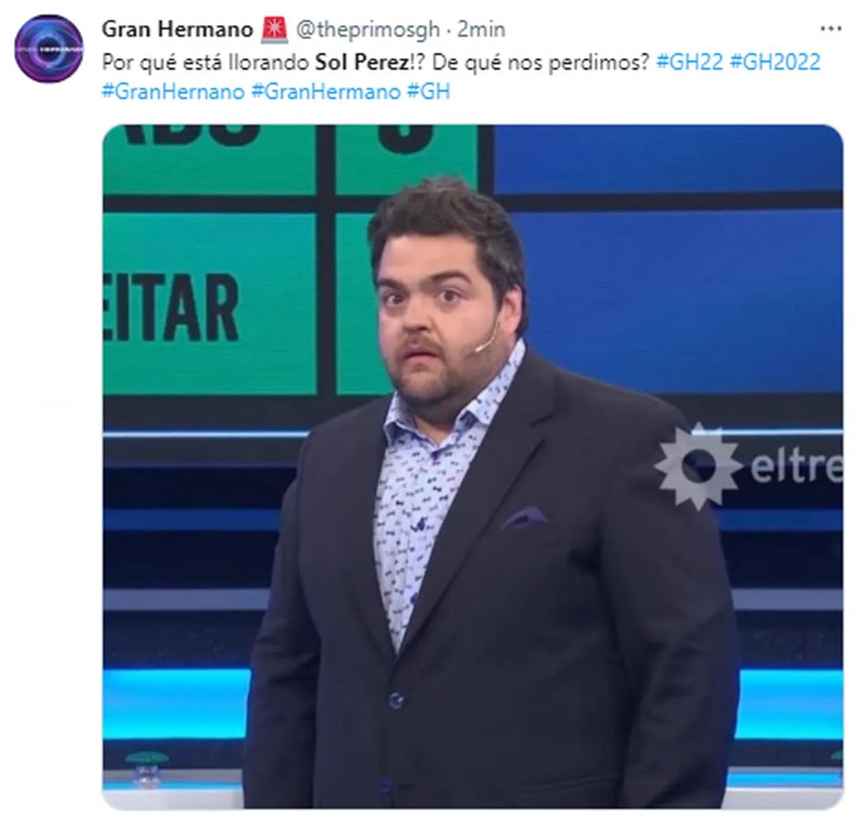 Gran Hermano: Sol Pérez lloró en pleno debate y desconcertó a todos