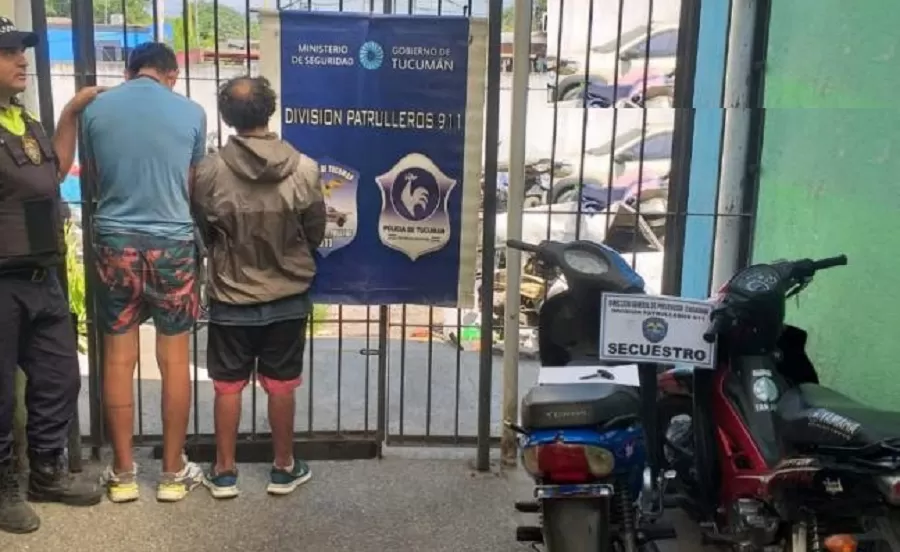 Robaron una moto, terminaron tras las rejas