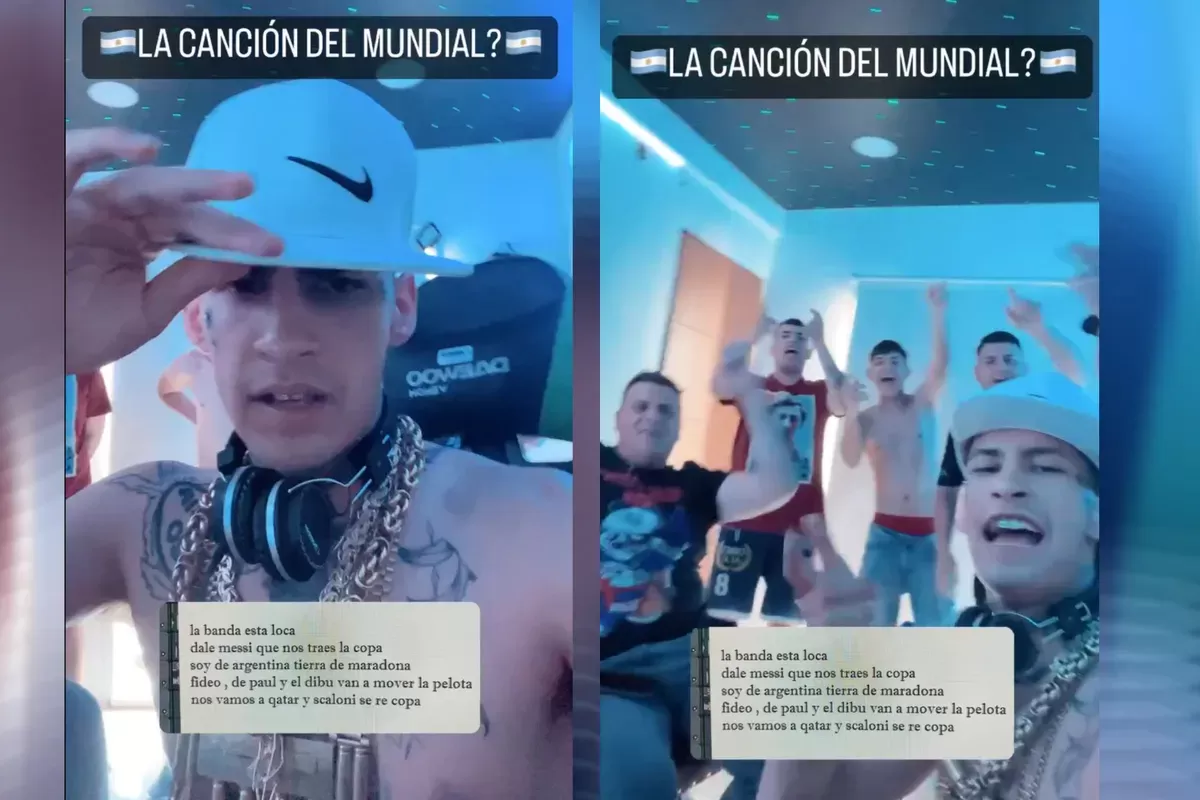 L-Gante sacó una canción para alentar a la selección argentina en el Mundial de Qatar 2022