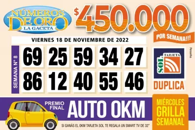 Los Números de Oro de LA GACETA