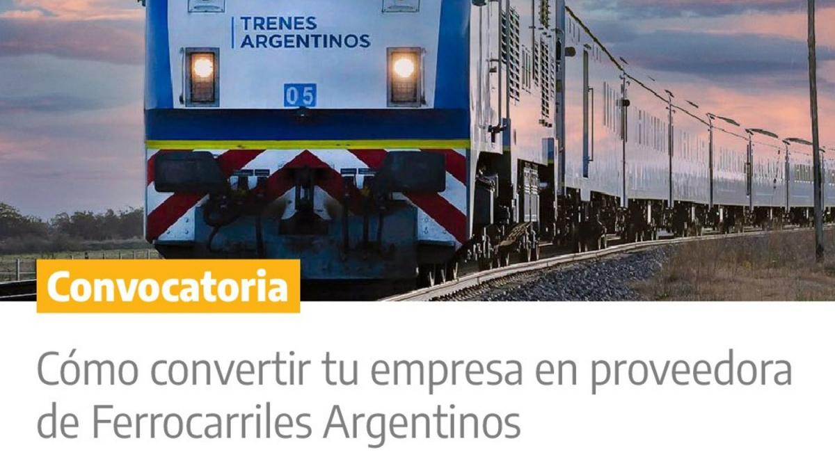 Abren una convocatoria para que empresas tucumanas sean proveedoras de Ferrocarriles Argentinos