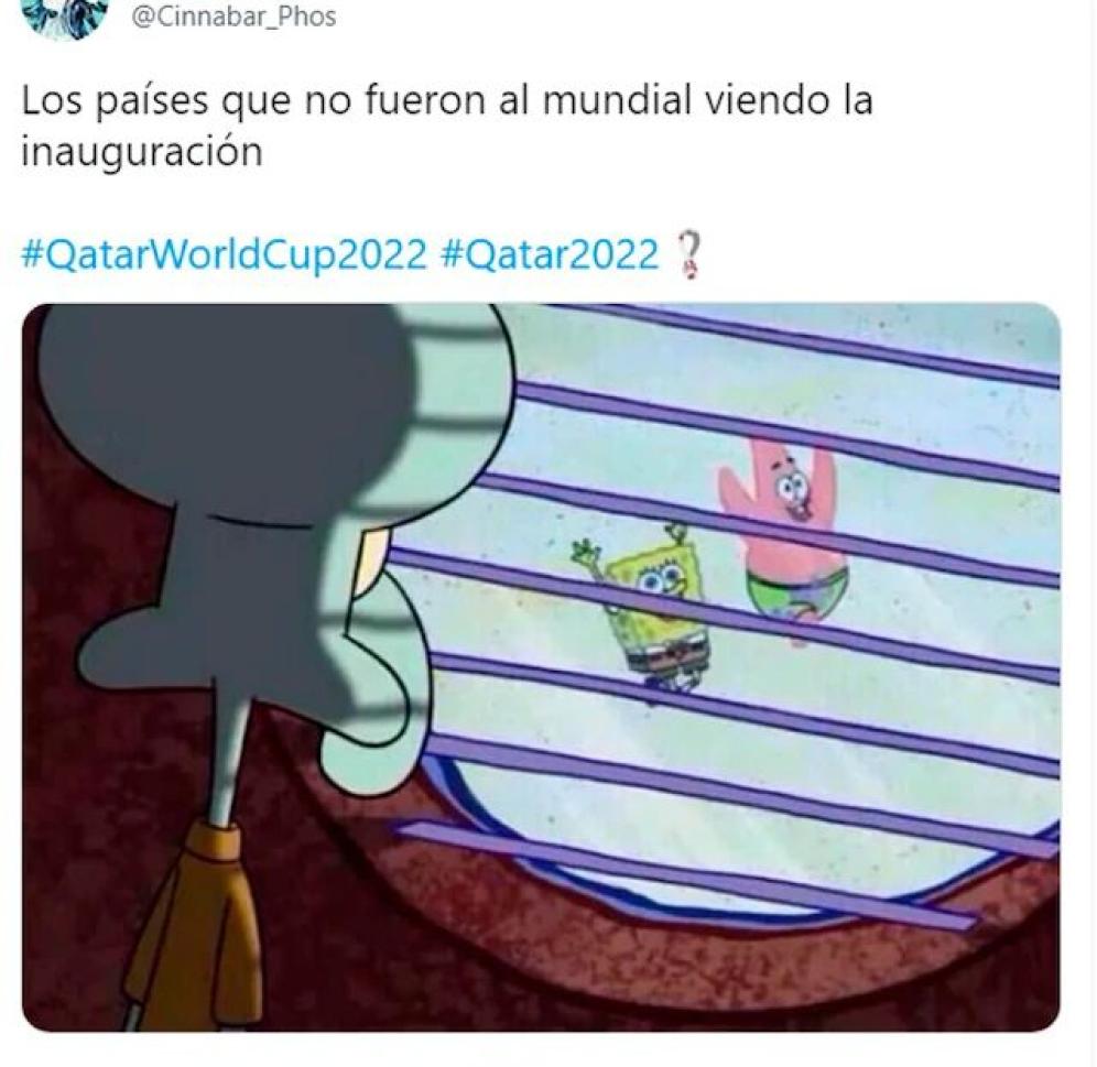 Mundial de Qatar 2022: los mejores memes de la inauguración