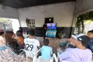 Mundial de Qatar 2022: la familia de Exequiel Palacios sufrió, pero derrocha optimismo