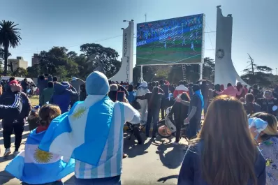 Transmitirán el partido de Argentina en el “Punto de Aliento” del parque 9 de Julio