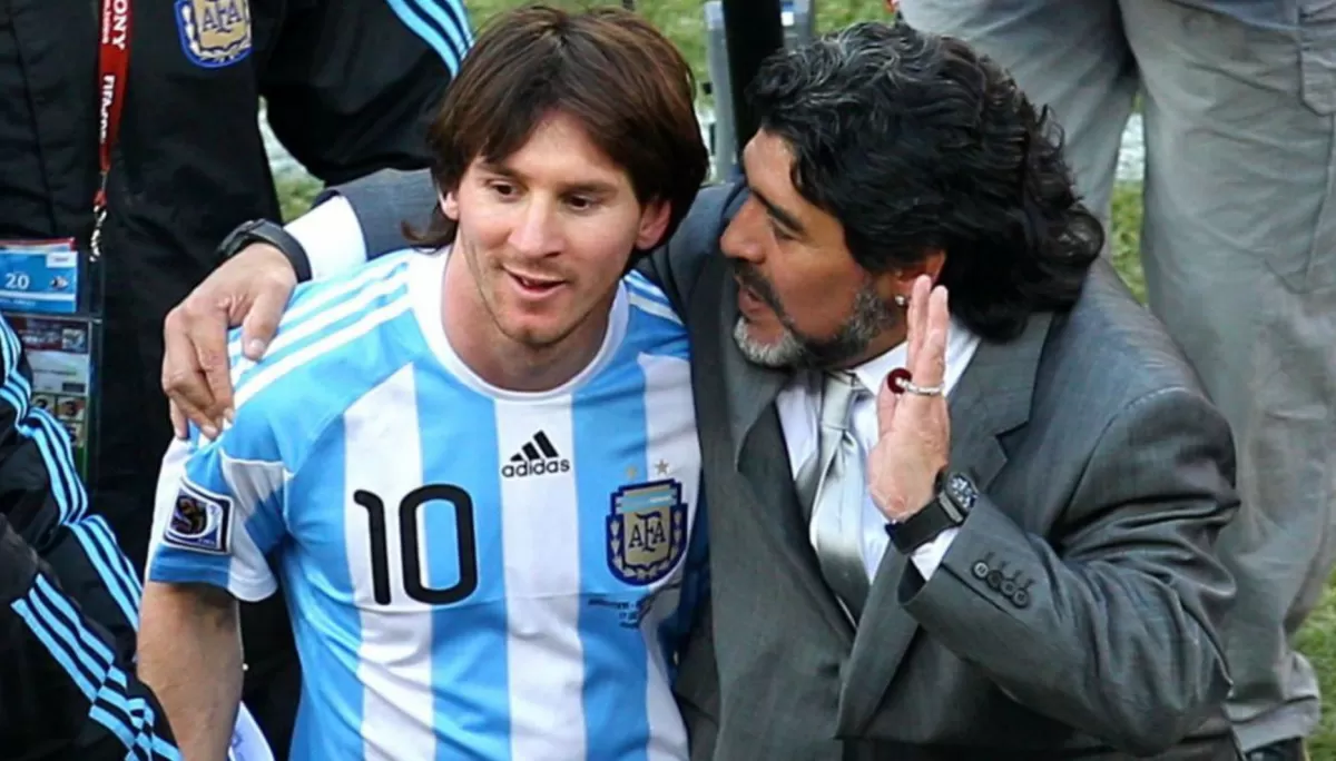 Maradona y Messi