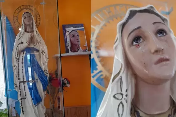 Video: la soprendente historia de la virgen que llora sangre en Santiago del Estero