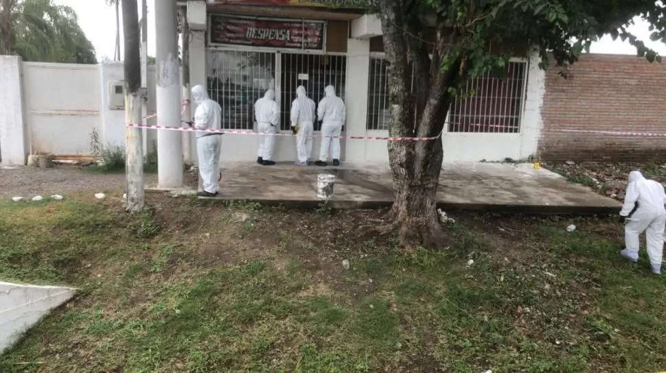 ESCENA. La víctima fue atacada en una casa de Romera Pozo.
