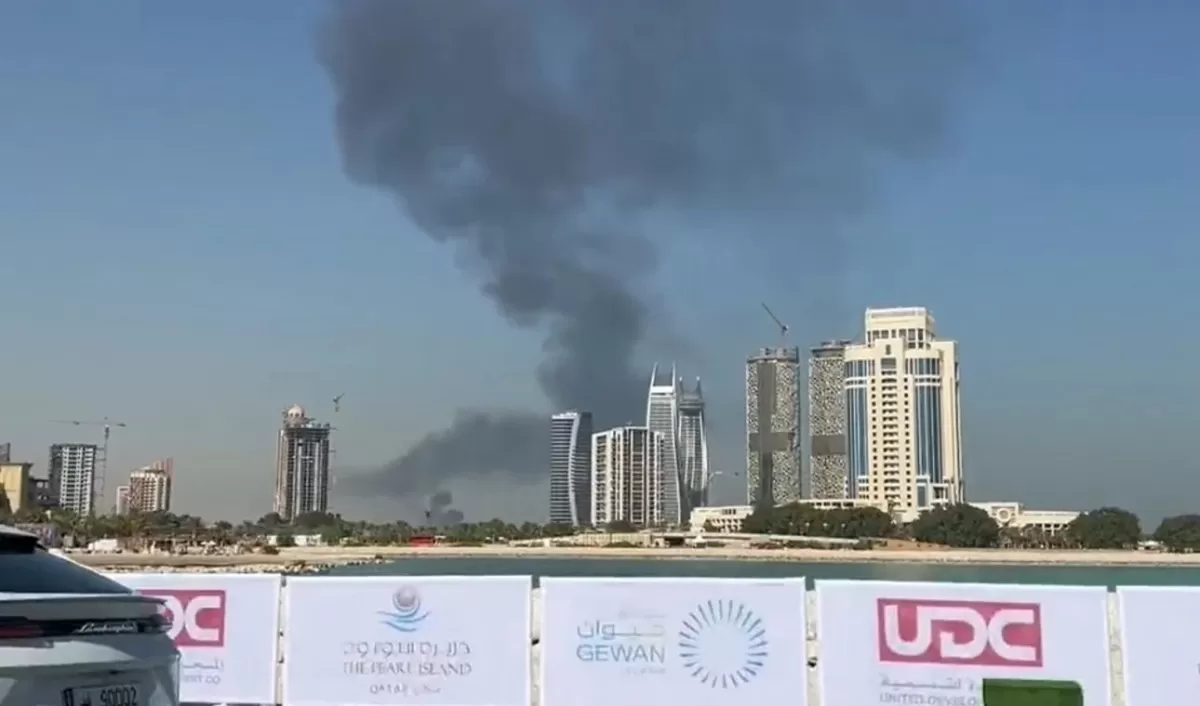 Susto por un incendio en Lusail, cerca de la sede donde la Selección jugará contra México