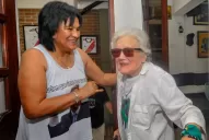 “En Jujuy se está violando la Constitución”, dijo Nora Cortiñas al visitar a Milagro Sala