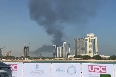 Susto por un incendio en Lusail, cerca de la sede donde la Selección jugará contra México