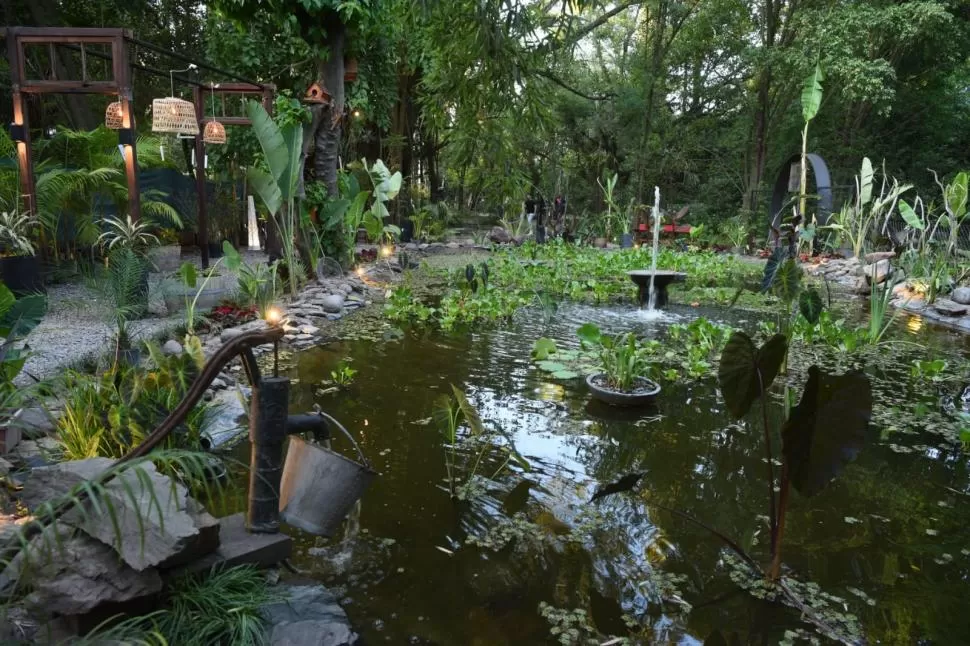 EN EL ESPACIO LUM. Una escultura de madera con reminiscencias étnicas. la gaceta / fotos de diego araoz 