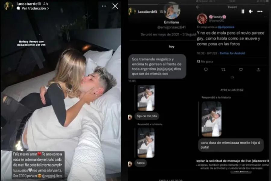 Gran Hermano: el novio de Julieta Poggio reveló la situación de acoso por la que atraviesa