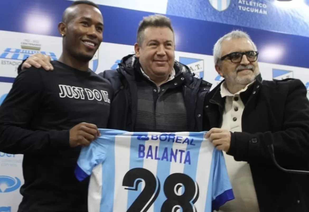 Balanta, Abbondándolo y Ávila, en junio de este año durante su presentación.